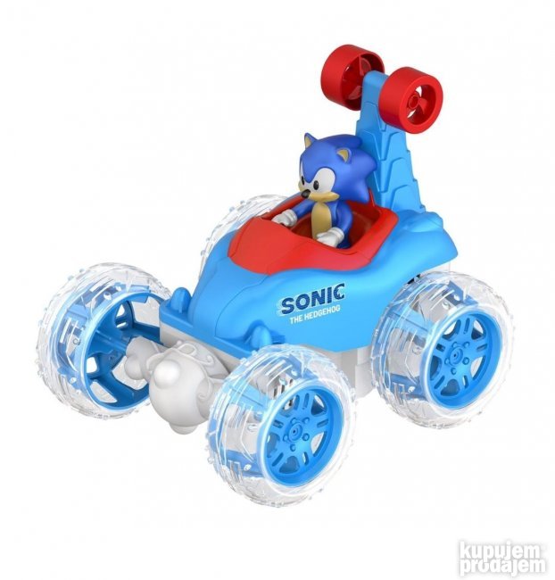 Sonic stunt vozilo koje se okreće tokom igre.