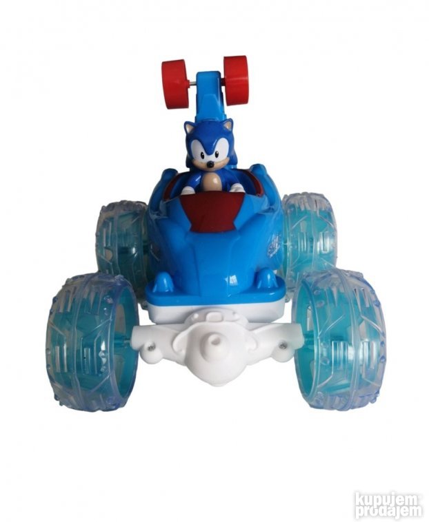 Sonic auto za daljinsko upravljanje namenjen vožnji i okretima.