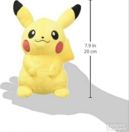 Plišani Pikachu predstavljen kao igračka iz Pokémon tematike.