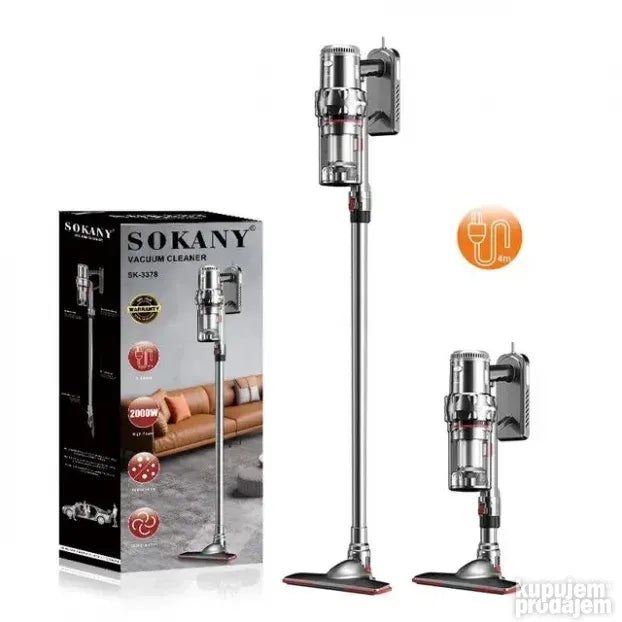 Usisivač za mokro i suvo čišćenje sa snagom od 2000 W.