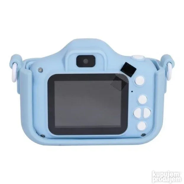 Digitalni fotoaparat PRODAVANI namenjen deci prikazan je na slici.