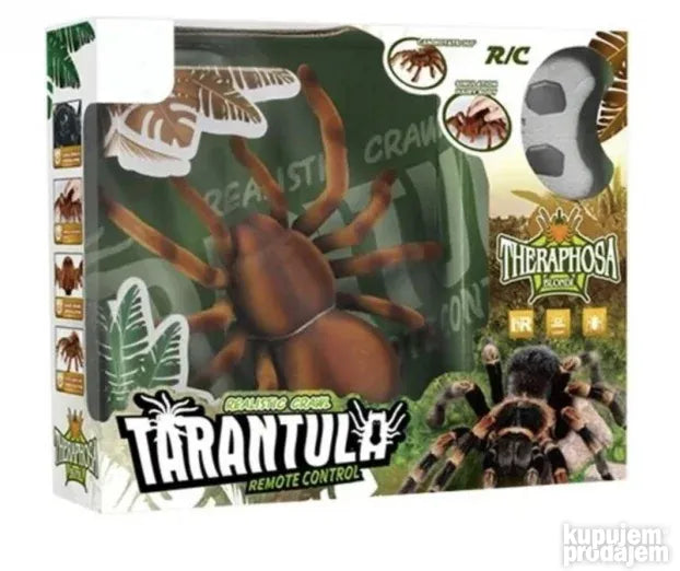 Igračka tarantula namenjena upravljanju daljinskim upravljačem.