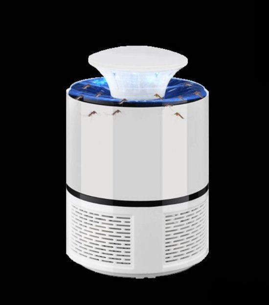 USB lampa za suzbijanje komaraca dostupna je u crnoj i beloj boji.