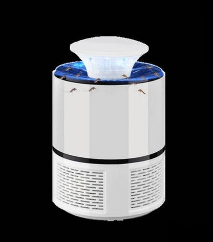 USB lampa za suzbijanje komaraca dostupna je u crnoj i beloj boji.