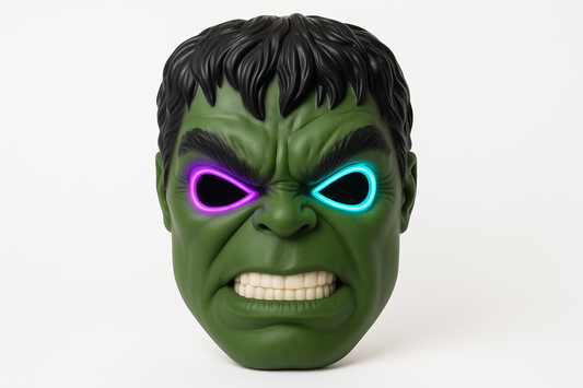 Hulk maska sa LED svetlima - varijanta 2