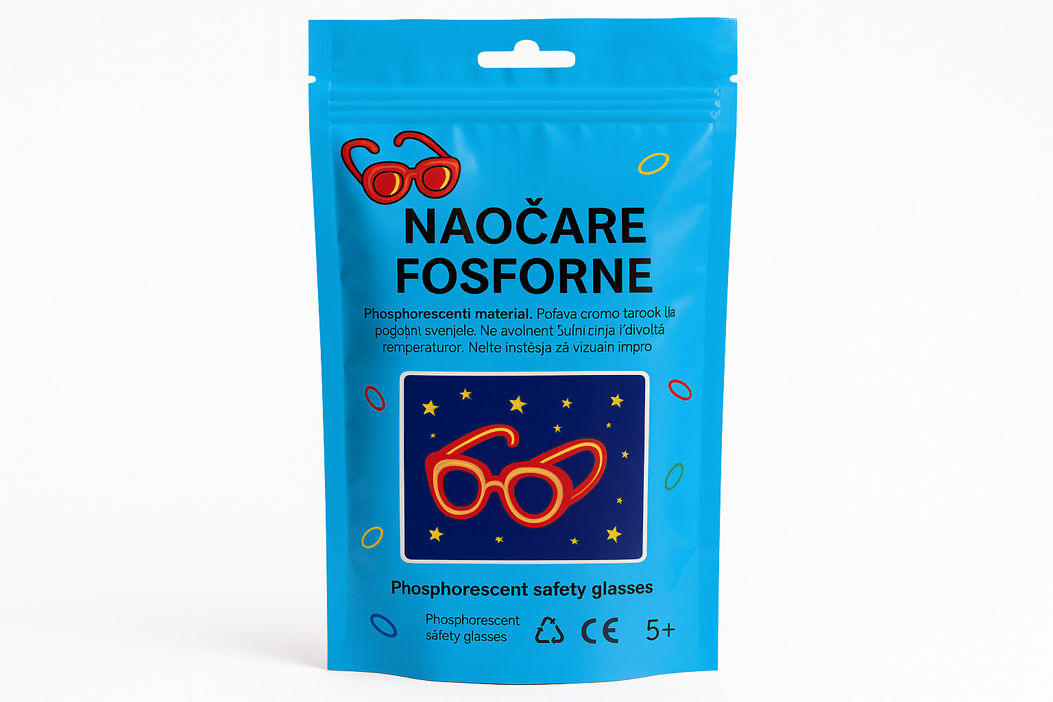 Naočare fosforne sa pakovanjem