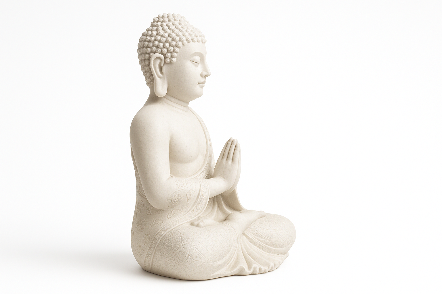 Buda figura - bočni pogled