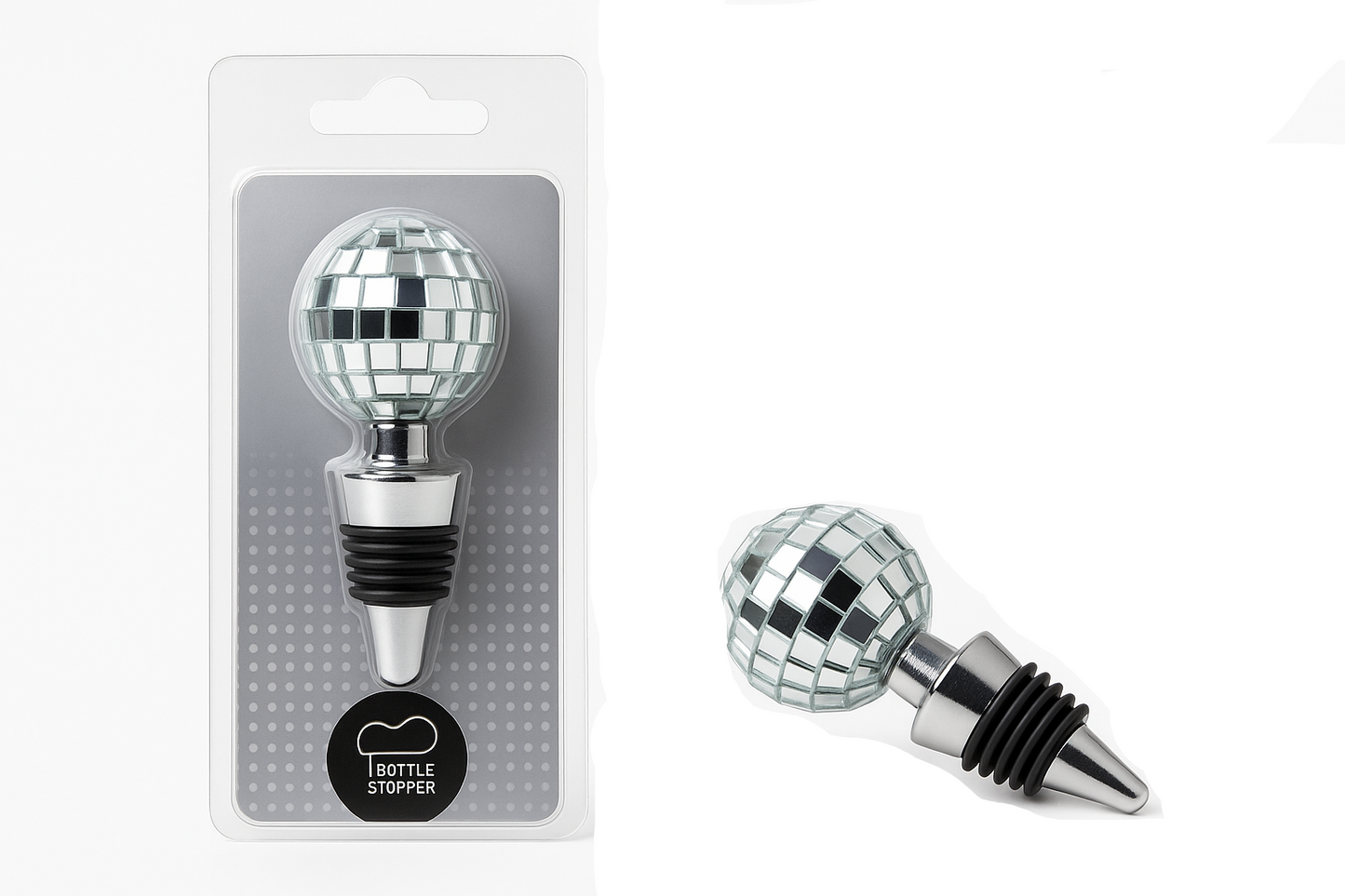 Čep sa disco kuglom sa originalnim pakovanjem