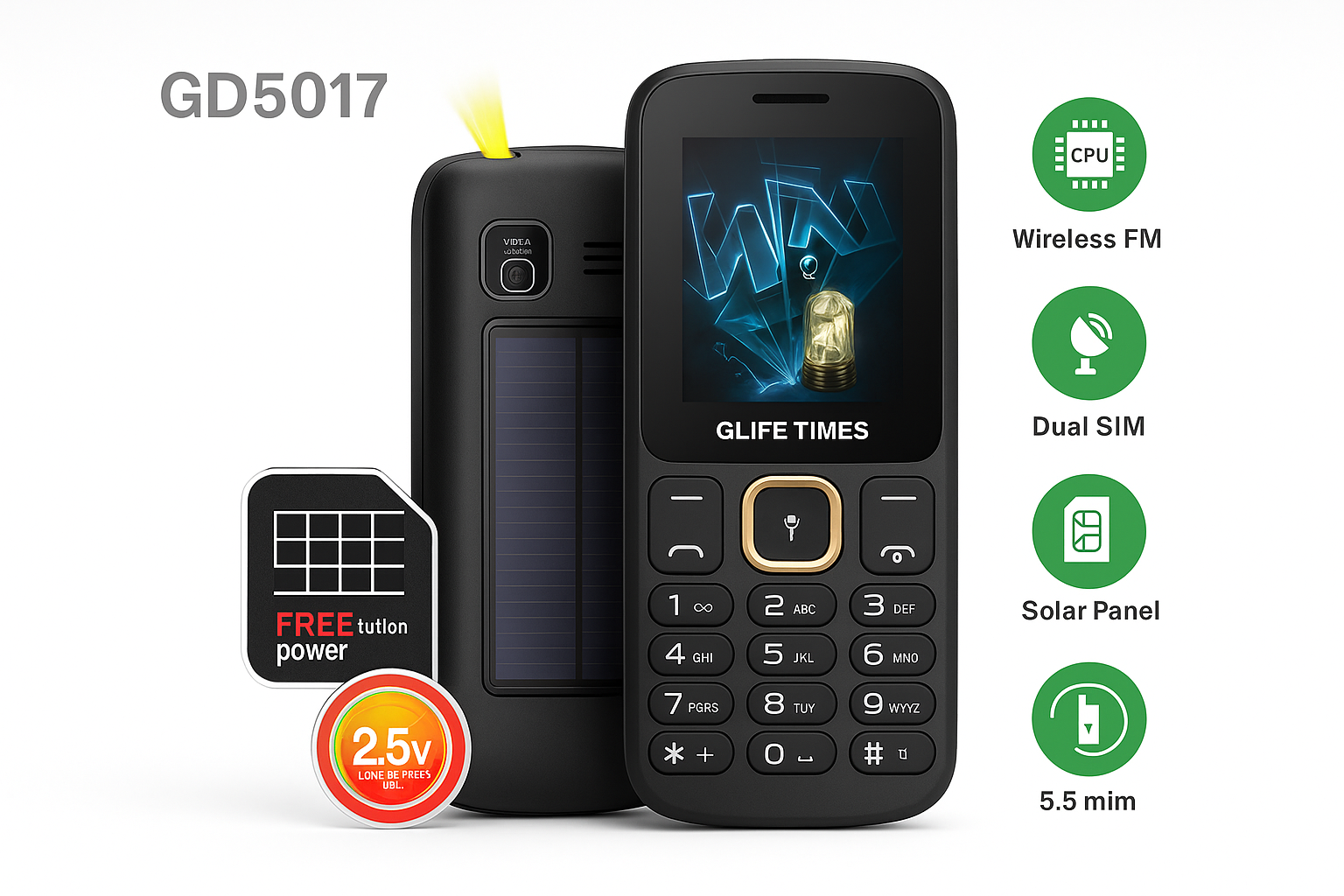 GDLIFE TIMES GD5017 detalji
