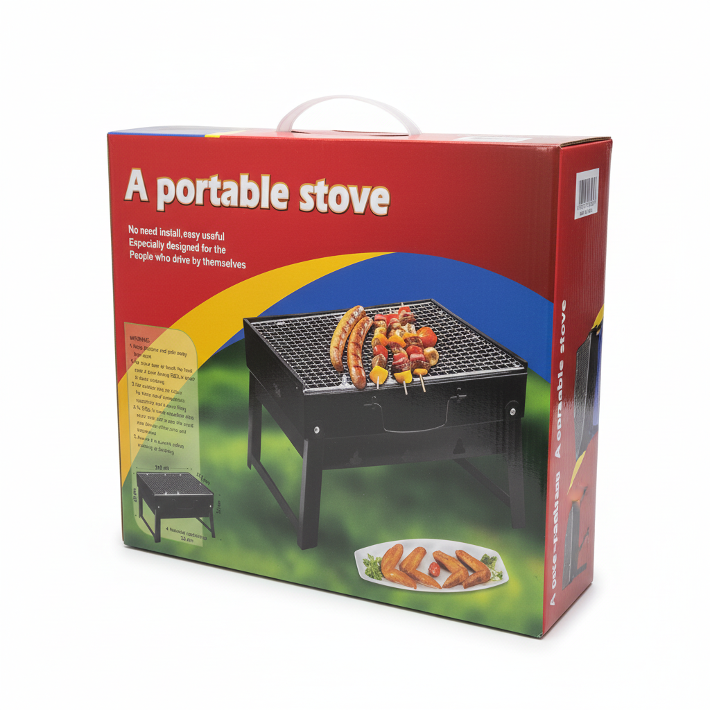 Prenosivi rostilj sklopivi - originalno pakovanje
