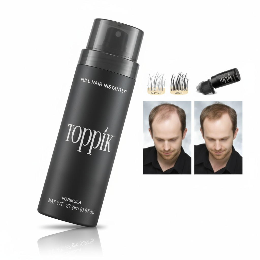 Toppik Vlakna za Kosu - Kamuflaza Proredene Kose Detalji