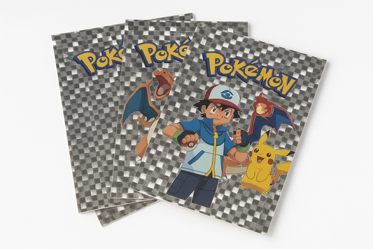 Pokemon Holografske Karte Šahovski Uzorak Kolekcija