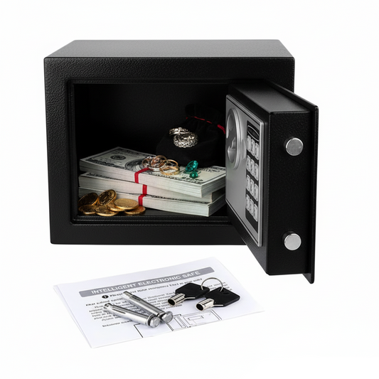 Sef za novac otvoren sa novcanicama