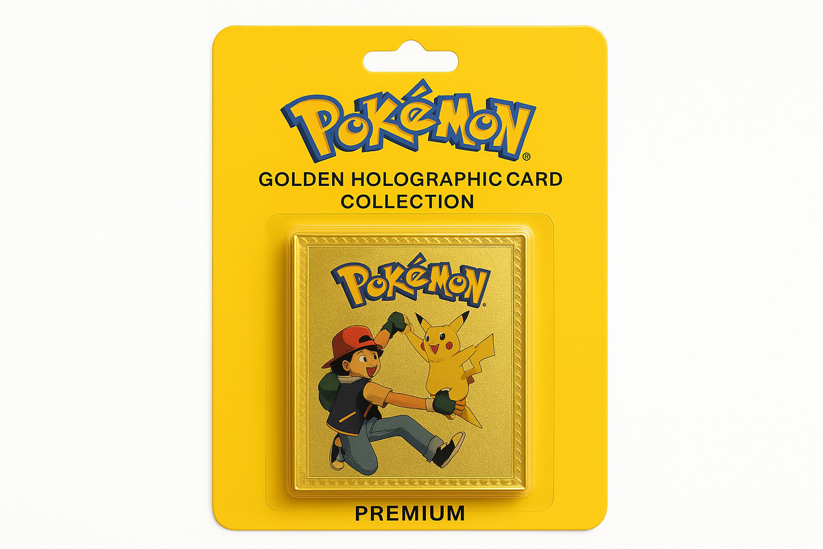 Kolekcionarska karta iz Pokémon izdanja sa holografskim foil efektom.