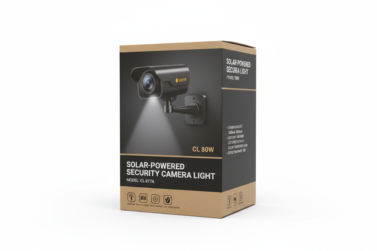 Solarna lampa u obliku kamere - originalno pakovanje