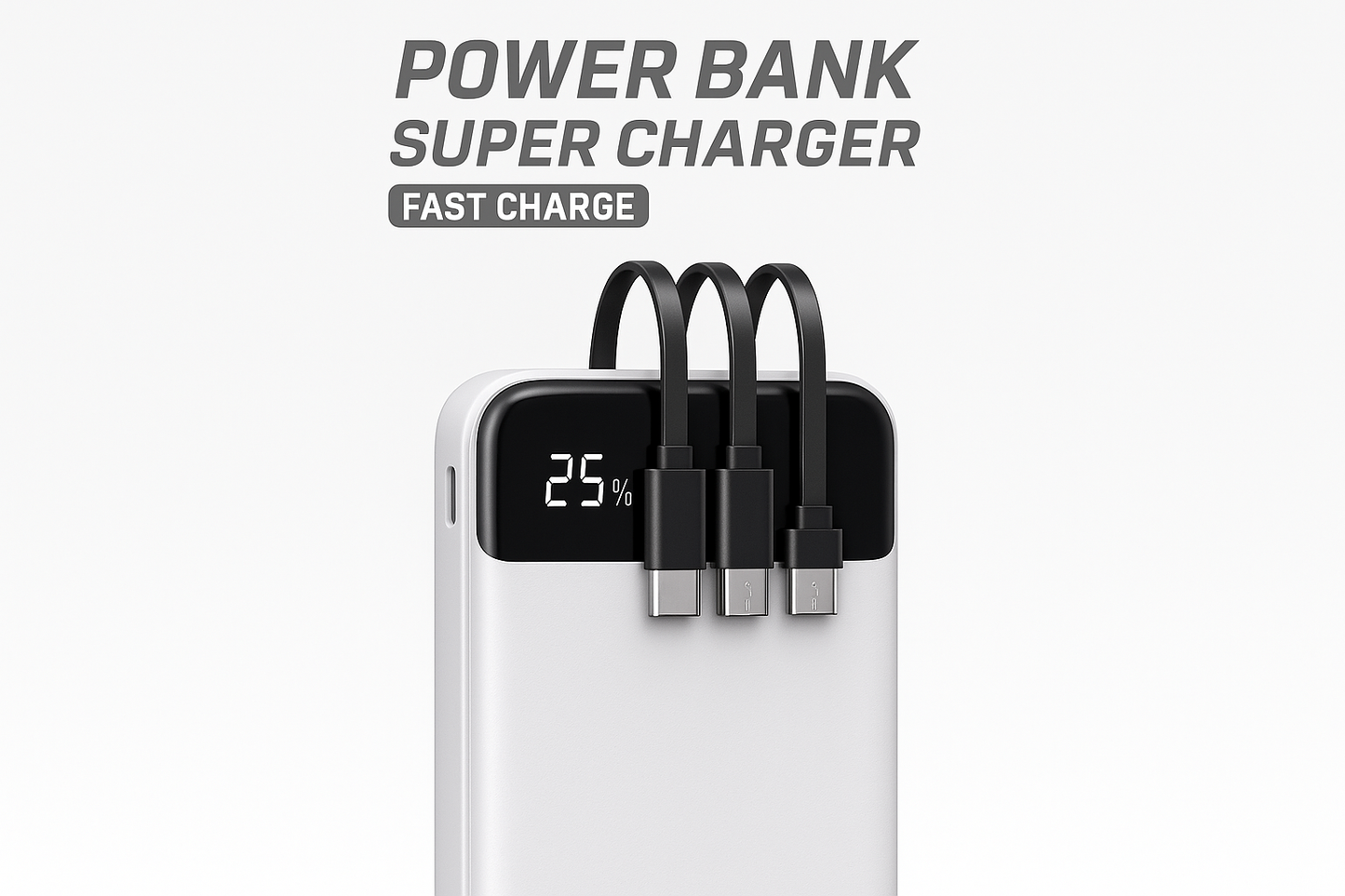 Power Bank Super Charger - detalj displeja