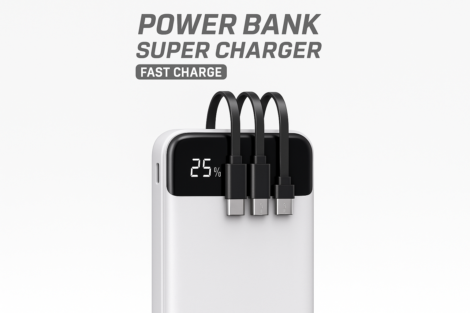 Power Bank Super Charger - detalj displeja