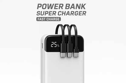 Power Bank Super Charger - detalj displeja