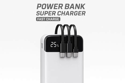 Power Bank Super Charger - detalj displeja