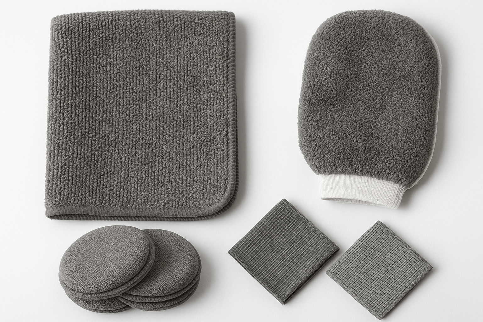 Mikrofiber krpice - detalj teksture i kvaliteta