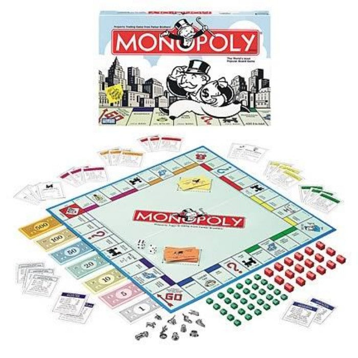 Figure za Monopol oblikovane kao automobil, pas, šešir, kapa, srce i pegla.