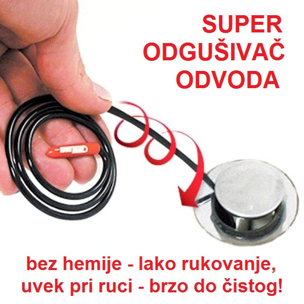 Deblja sajla namenjena je čišćenju odvoda kade.