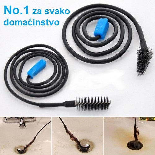 Savitljive sajle za čišćenje odvoda bez skidanja čepa ili rešetke.