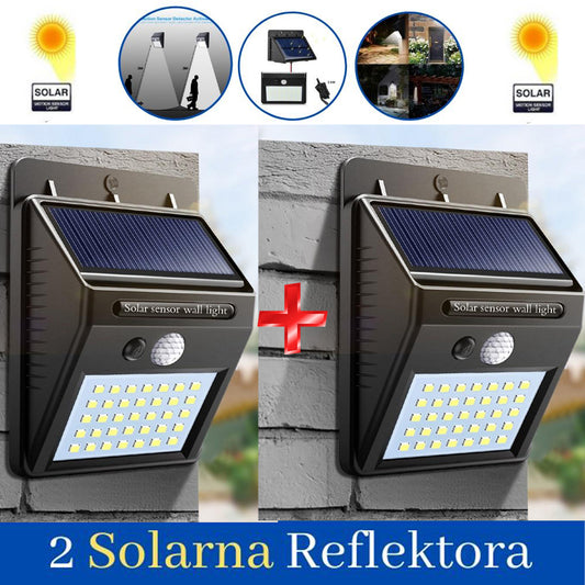 2 Solarna Led Reflektora (20 dioda) za 1200din!