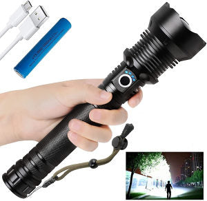 Ručna LED baterijska lampa prikazana kao proizvod.